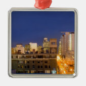 Chicago, Illinois, skyline shot van West Loop Metalen Ornament (Voorkant)