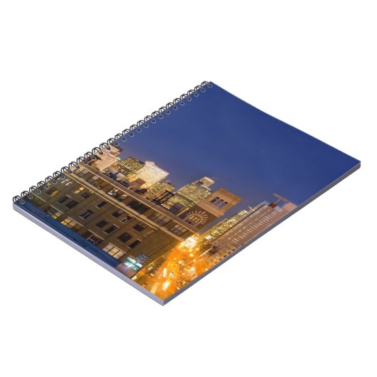 Chicago, Illinois, skyline shot van West Loop Notitieboek (Linkerzijde)