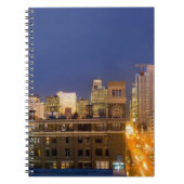Chicago, Illinois, skyline shot van West Loop Notitieboek (Voorkant)