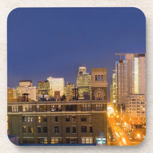Chicago, Illinois, skyline shot van West Loop Onderzetter (Voorkant)