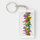 Chicago Illinois Skyline Sleutelhanger (Voorkant)