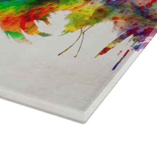 Chicago Illinois Skyline Snijplank (Hoek)