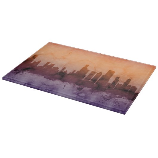 Chicago Illinois Skyline Snijplank (Hoek)