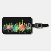 CHICAGO, ILLINOIS SKYLINE SP - BAGAGELABEL (Voorkant horizontaal)