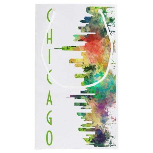 CHICAGO, ILLINOIS SKYLINE SP - KLEIN CADEAUZAKJE (Achterkant)