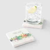 CHICAGO, ILLINOIS SKYLINE SP - STENEN ONDERZETTER (Zijkant)