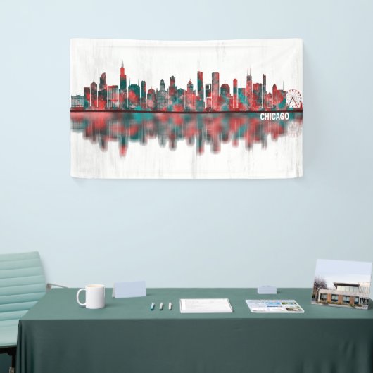 Chicago Illinois Skyline Spandoek (Beurs)