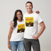 Chicago Illinois Skyline T-shirt (Unisex)