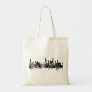 Chicago Illinois Skyline Tote Bag