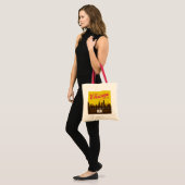 Chicago Illinois Skyline Tote Bag (Voorkant (model))