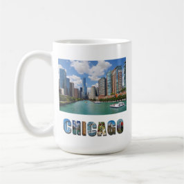 Chicago Illinois Skyline Travel Photo Koffiemok