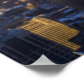 Chicago, Illinois, Skyline van de Sears Tower Poster (Hoek)