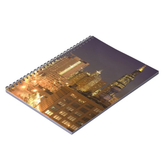 Chicago, Illinois, Skyline van West Loop bij Notitieboek (Linkerzijde)