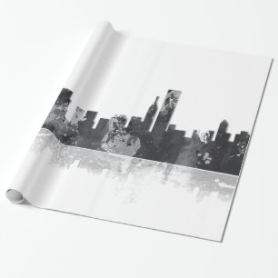 CHICAGO ILLINOIS SKYLINE - verpakkingspapier Cadeaupapier