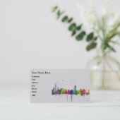 CHICAGO, ILLINOIS SKYLINE VISITEKAARTJE (Staand voorkant)