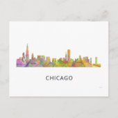 CHICAGO, ILLINOIS SKYLINE WB1 - BRIEFKAART (Voorkant)