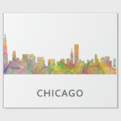 CHICAGO, ILLINOIS SKYLINE WB1 - CADEAUPAPIER (Vlak)