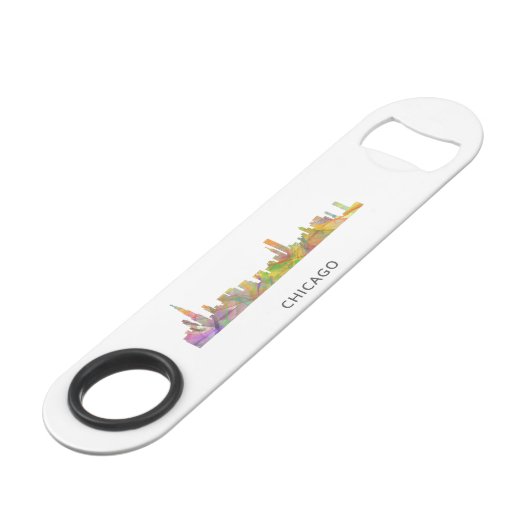 CHICAGO, ILLINOIS SKYLINE WB1 - SPEED FLESSENOPENER (Voorkant Gekanteld)