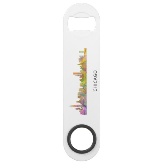 CHICAGO, ILLINOIS SKYLINE WB1 - SPEED FLESSENOPENER (Achterkant)