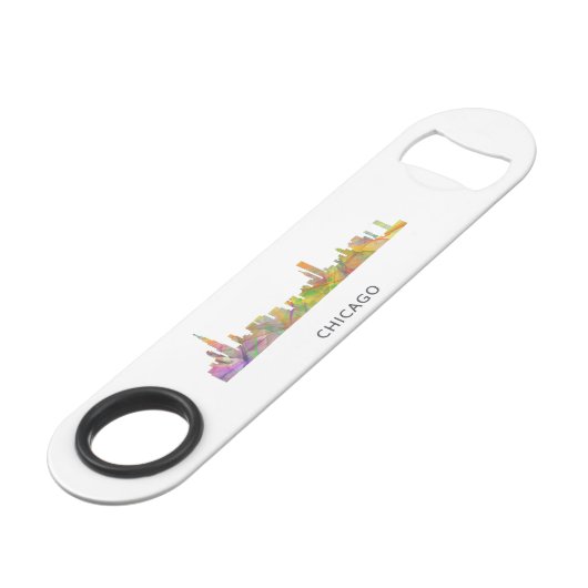 CHICAGO, ILLINOIS SKYLINE WB1 - SPEED FLESSENOPENER (Achterkant Gekanteld)