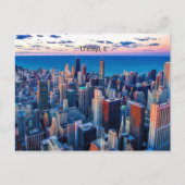 Chicago, Illinois Skyscrapers Briefkaart (Voorkant)