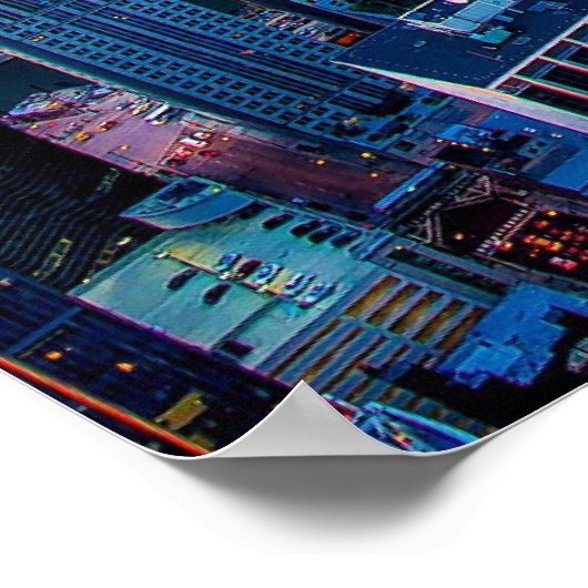 Chicago, Illinois Skyscrapers Poster (Hoek)