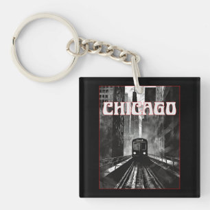 Chicago Illinois Sleutelhanger