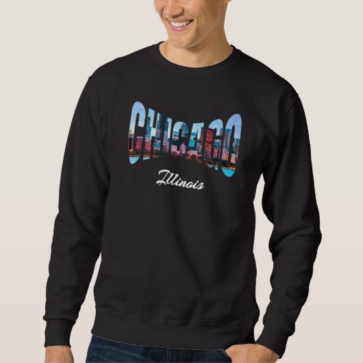 Chicago Illinois Souvenirs Trui (Voorkant)