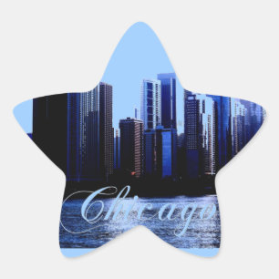 Chicago Illinois Ster Sticker