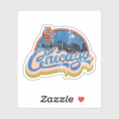 Chicago, Illinois Sticker (Vel)
