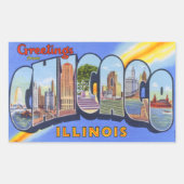  Chicago Illinois Stickers (Voorkant)
