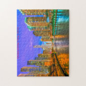 Chicago Illinois Streetscape. Legpuzzel (Verticaal)