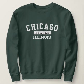 Chicago Illinois sweatshirt - Opgericht in 1837 So