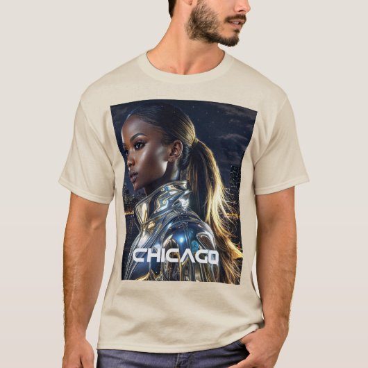 CHICAGO - ILLINOIS T-SHIRT (Voorkant)