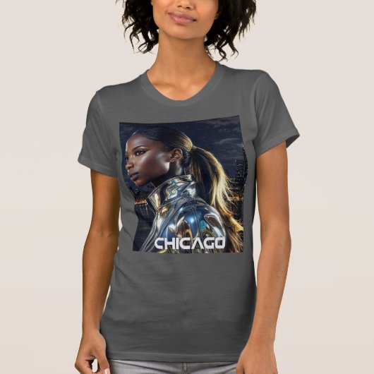 CHICAGO - ILLINOIS T-SHIRT (Voorkant)