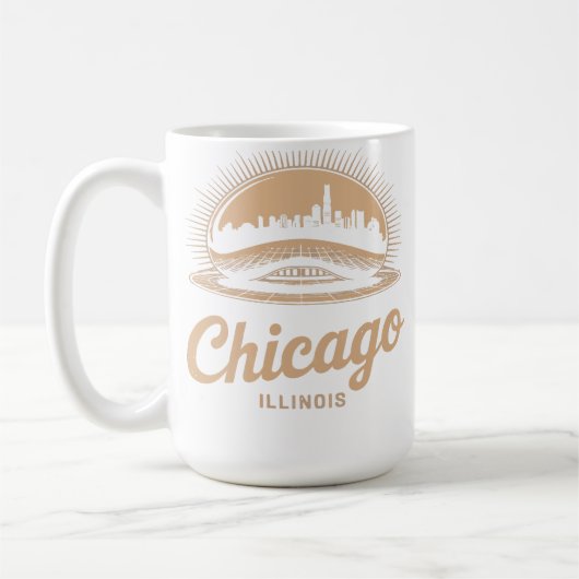 Chicago Illinois T-shirt Hoodie Koffiemok (Links)