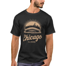 Chicago Illinois T-shirt met bonen