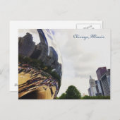 Chicago Illinois The Bean Post Card Briefkaart (Voorkant / Achterkant)