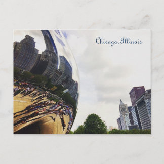 Chicago Illinois The Bean Post Card Briefkaart