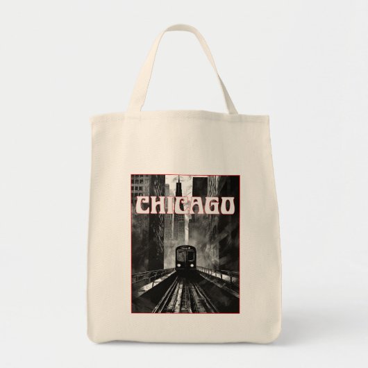 Chicago Illinois Tote Bag (Voorkant)