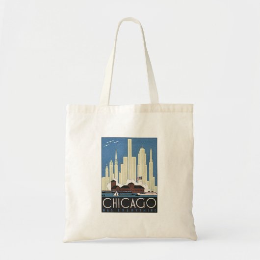 Chicago Illinois Tote Bag (Voorkant)