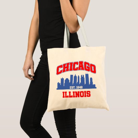 Chicago, Illinois Tote Bag (Voorkant (product))