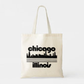 Chicago, Illinois Tote Bag (Achterkant)