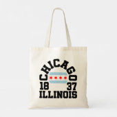 Chicago, Illinois Tote Bag (Achterkant)