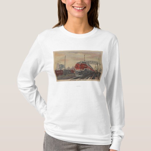 Chicago, Illinois/Train T-shirt (Voorkant)