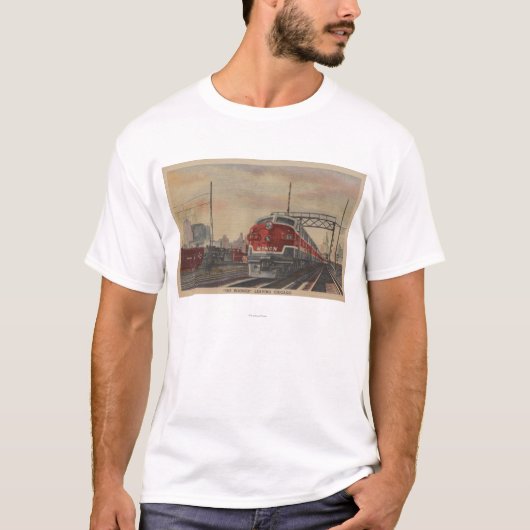 Chicago, Illinois/Train T-shirt (Voorkant)