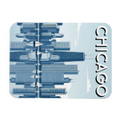 Chicago Illinois Travel Magneet (Horizontaal)
