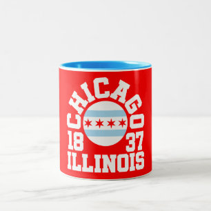 Chicago, Illinois Tweekleurige Koffiemok