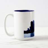 Chicago Illinois Tweekleurige Koffiemok (Links)
