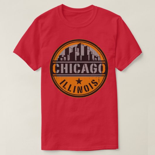 Chicago Illinois urban T-shirt (Design voorkant)